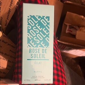 Riffs Rose De Soleil EDP, unopened. Unisex fragrance.